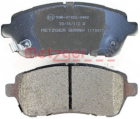 METZGER 1170017 Bremsbelagsatz, Scheibenbremse